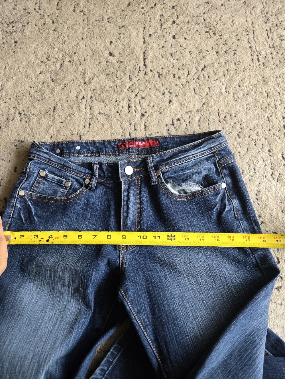 Y2k Rhinestone Crown Jeans - Picture 6 of 10